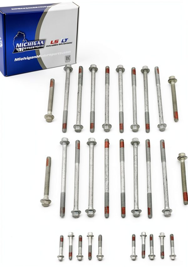 LS Head Bolt Kit Michigan Motorsports Alloy Steel-1