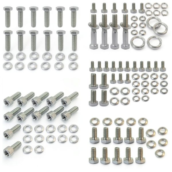 Chevy SBC Header Bolts Stainless Steel-1