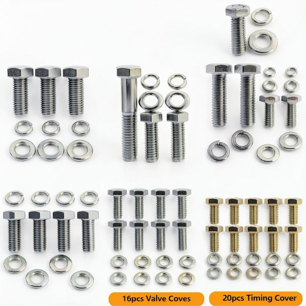 Chevy 305 Engine Bolt Kit 304 Stainless Steel-4