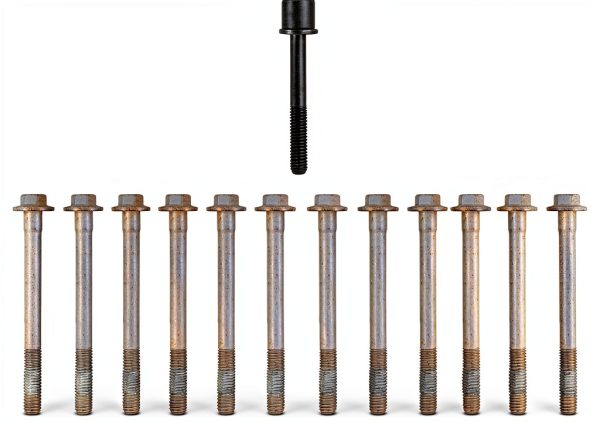 Fel-Pro Engine Head Bolt Set Machined Steel-0