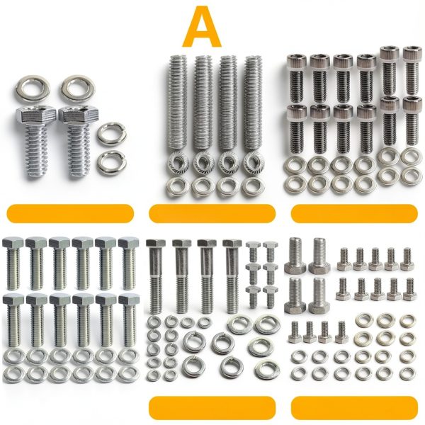 Chevy 305 Engine Bolt Kit 304 Stainless Steel-3