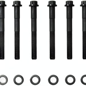 Engine Head Bolt Set Fel-Pro Carbon Steel Hex-0