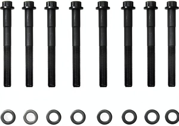 Engine Head Bolt Set Fel-Pro Carbon Steel Hex-0