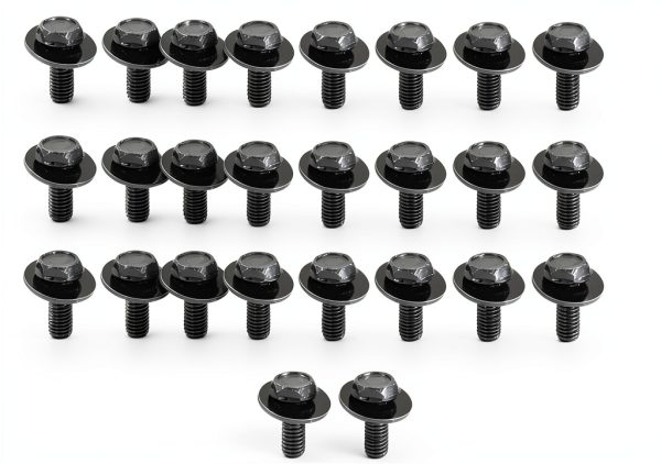 Mean Mug Auto M6 Hex Head Bolt Set Automotive Replacement-5