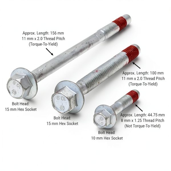 EngineQuest Replacement Engine Head Bolt Set-3