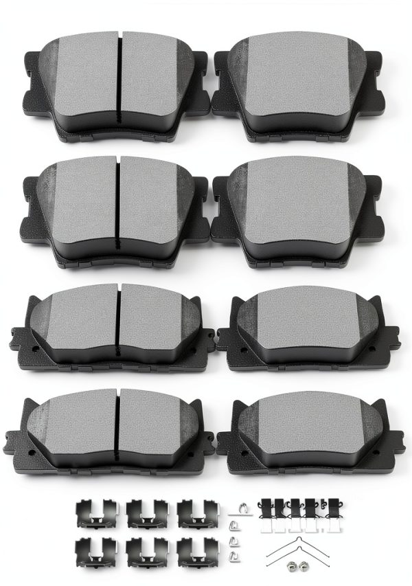 Ceramic Brake Pad Kit SCITOO Front Disc Pads-0