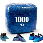 Shoe Covers Disposable 1000 PCS Blue Waterproof Reusable Boot Covers-0