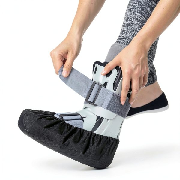 Shyyween Air Cam Walking Boot Covers Waterproof Black Medium 2 Pack-2
