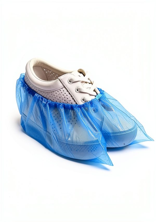 Shoe Covers Disposable 1000 PCS Blue Waterproof Reusable Boot Covers-3