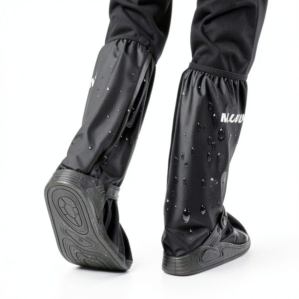 Rain Shoe Covers, Reusable Waterproof Rain Cover for Shoes, Non-Slip PVC Snow Boot Covers for Men and Women-6
