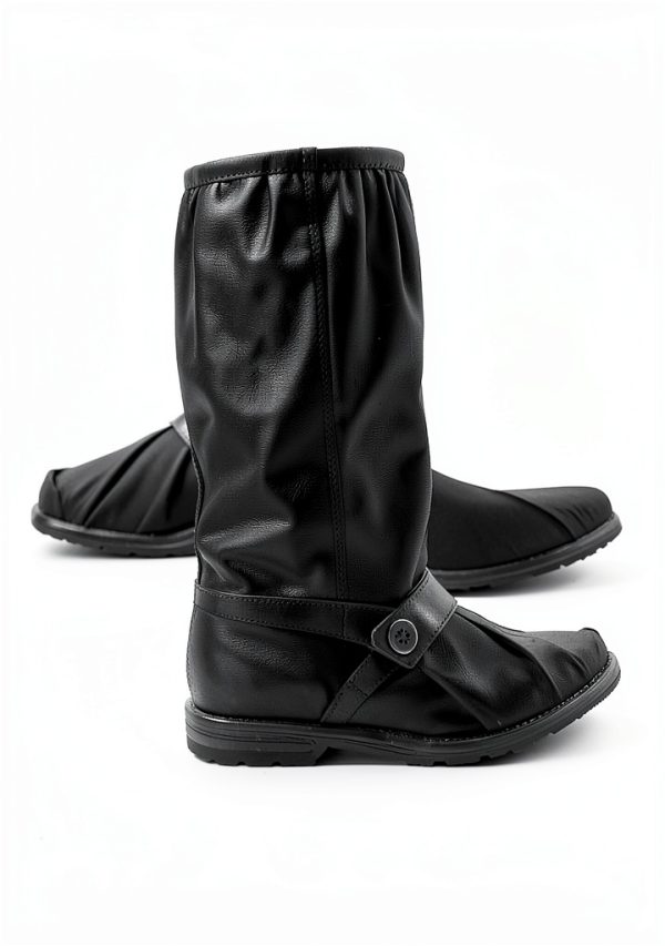 Rain Shoe Covers, Reusable Waterproof Rain Cover for Shoes, Non-Slip PVC Snow Boot Covers for Men and Women-2