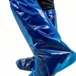Rxylink Disposable Boot and Shoe Covers 80pcs Extra Large Blue-0