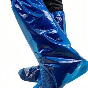 Rxylink Disposable Boot and Shoe Covers 80pcs Extra Large Blue-0