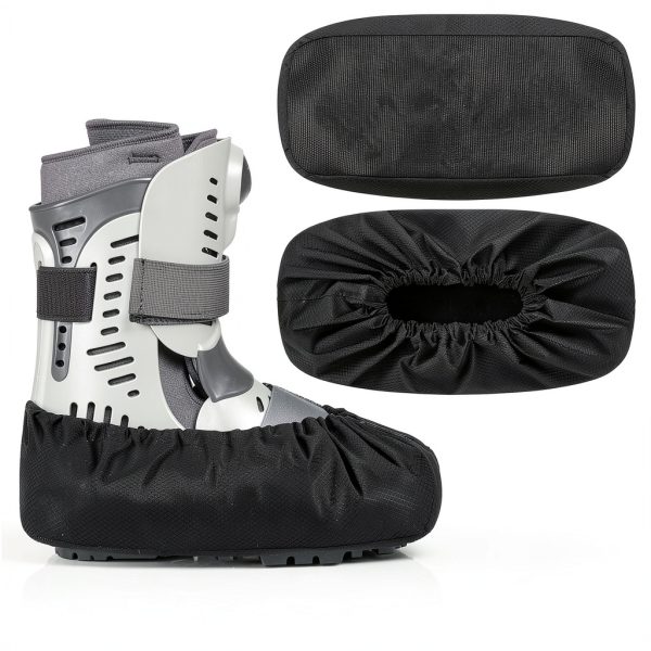 Shyyween Air Cam Walking Boot Covers Waterproof Black Medium 2 Pack-1