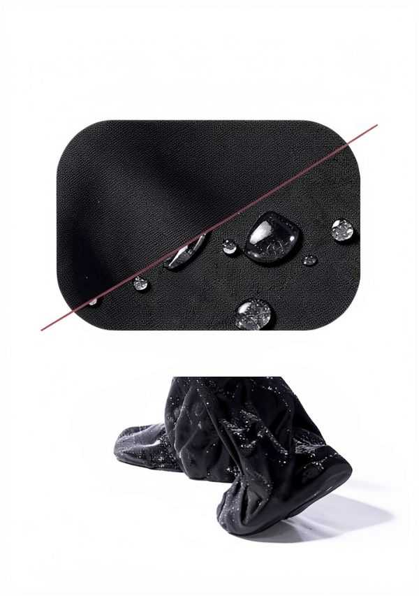 Rain Shoe Covers, Reusable Waterproof Rain Cover for Shoes, Non-Slip PVC Snow Boot Covers for Men and Women-5