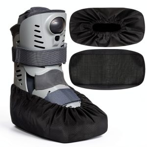 Shyyween Air Cam Walking Boot Covers Waterproof Black Medium 2 Pack-0