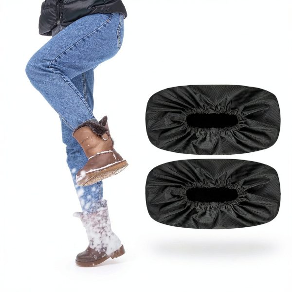 Shyyween Air Cam Walking Boot Covers Waterproof Black Medium 2 Pack-6